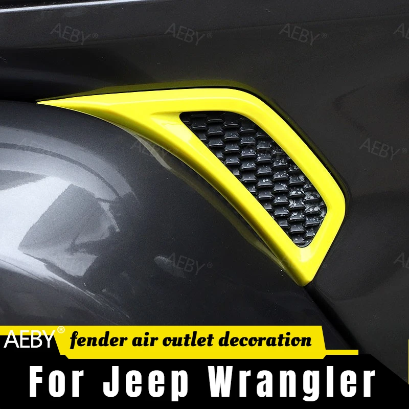 For Jeep Wrangler 2018-2025 Front fender vent cover trim,fender air outlet,Side air outlet grille,Wheel eyebrow modification
For Jeep Wrangler 2018-2025 Front fender vent cover trim,fender air outlet,Side air outlet grille,Wheel eyebrow modification