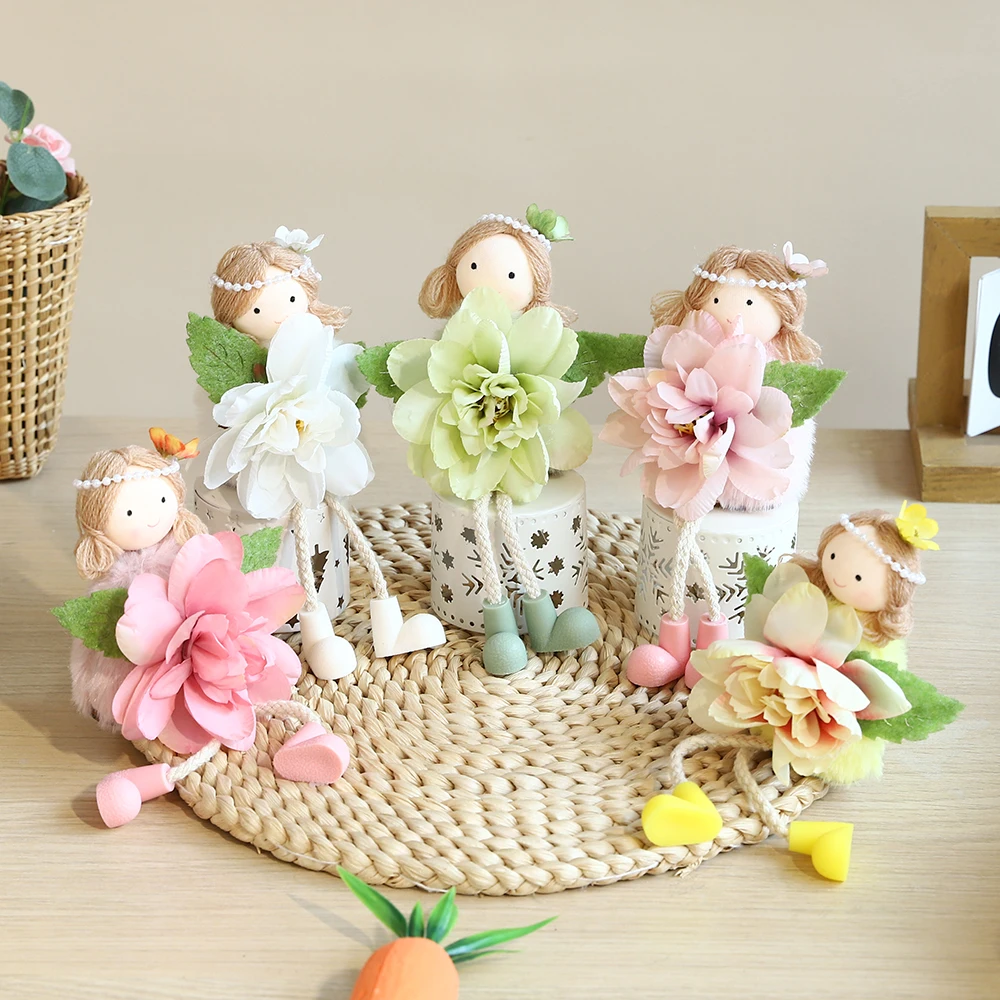 Easter Decoration Spring Fairy Figurines Pastel Sitting Flower Fairy Angel Dolls Tabletop Ornaments Fairy Garden Party Supplies
Easter Decoration Spring Fairy Figurines Pastel Sitting Flower Fairy Angel Dolls Tabletop Ornaments Fairy Garden Party Supplies