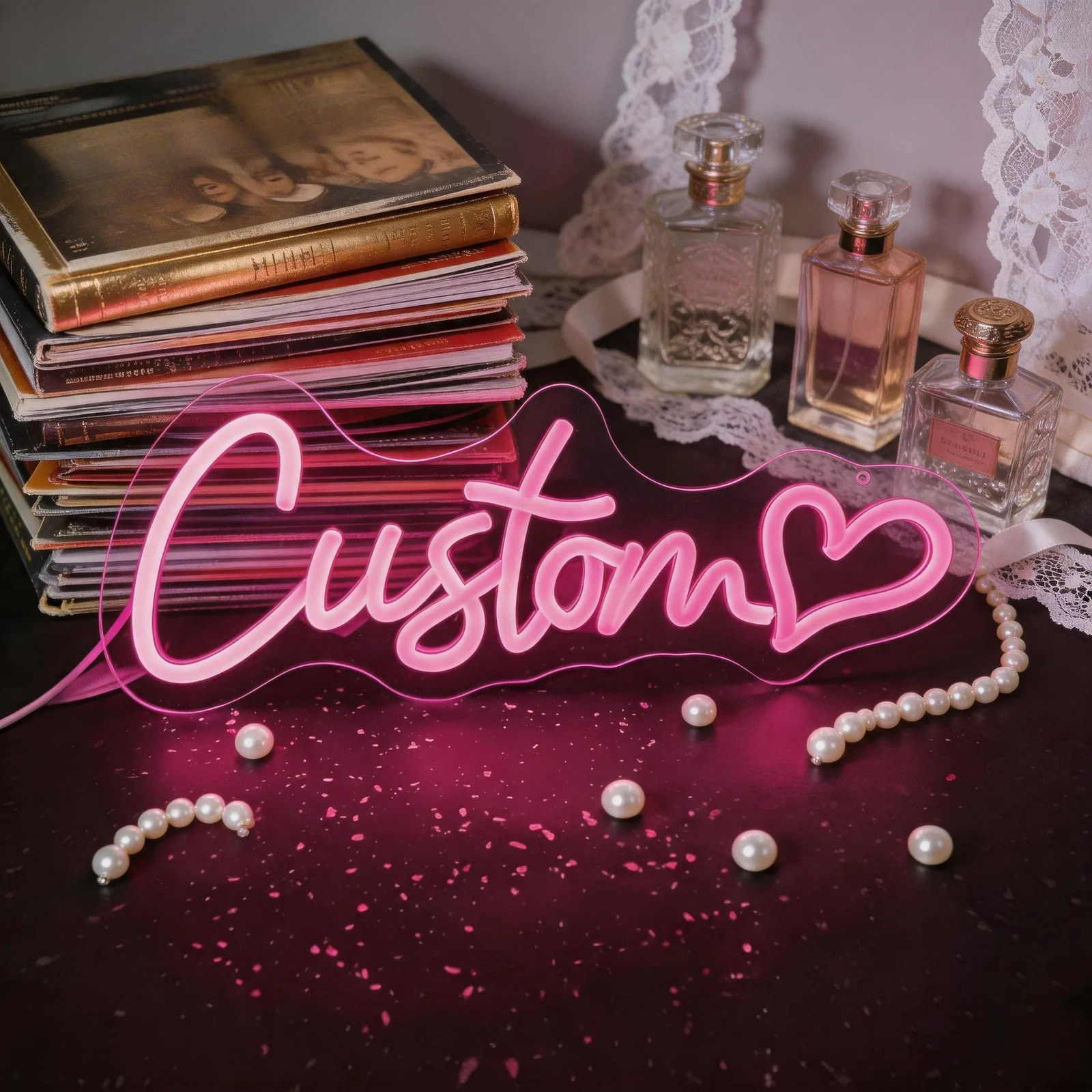 Custom LED Personalized Neon Sign | USB Powered Custom Name Neon Light, Decor for Bar, Salon, Wedding & Bedroom, Birthday Gift
Custom LED Personalized Neon Sign | USB Powered Custom Name Neon Light, Decor for Bar, Salon, Wedding & Bedroom, Birthday Gift
