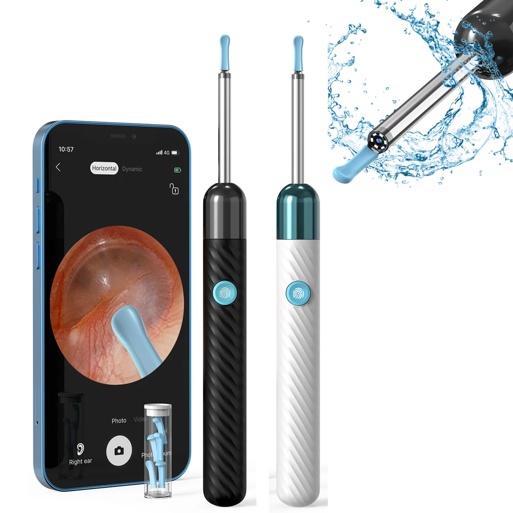 Ear Cleaner With Camera 1000W Ear Wax Removal Tool with Camera 6 LED Light Wireless Otoscope Smart Ear Sticks Otoscope 3.5MM
Ear Cleaner With Camera 1000W Ear Wax Removal Tool with Camera 6 LED Light Wireless Otoscope Smart Ear Sticks Otoscope 3.5MM
