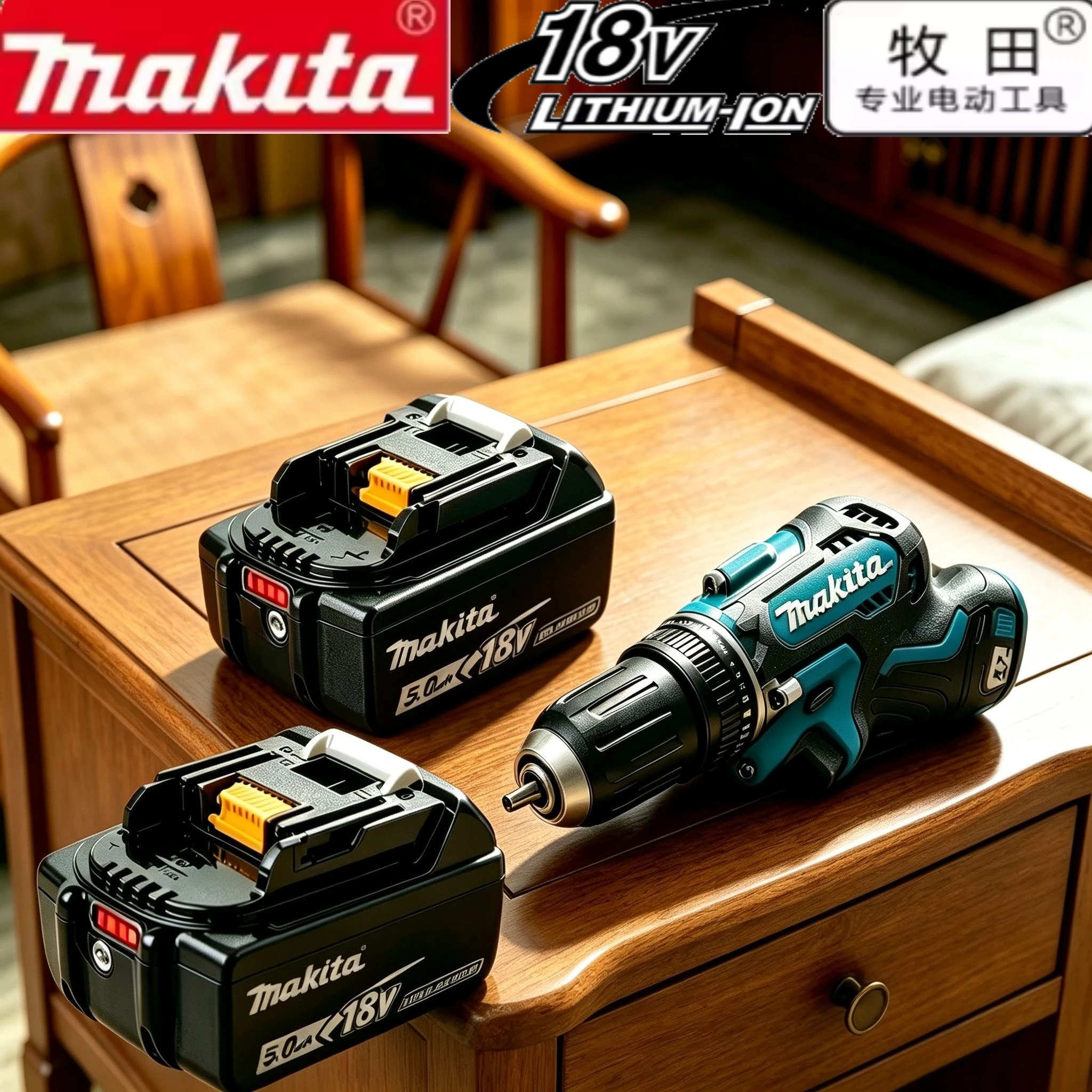 100% Makita 18V 5Ah/6Ah/9Ah Replacement Lithium Battery, 100% Compatible with Original BL1830B, BL1850B, BL1860B Batteries
100% Makita 18V 5Ah/6Ah/9Ah Replacement Lithium Battery, 100% Compatible with Original BL1830B, BL1850B, BL1860B Batteries