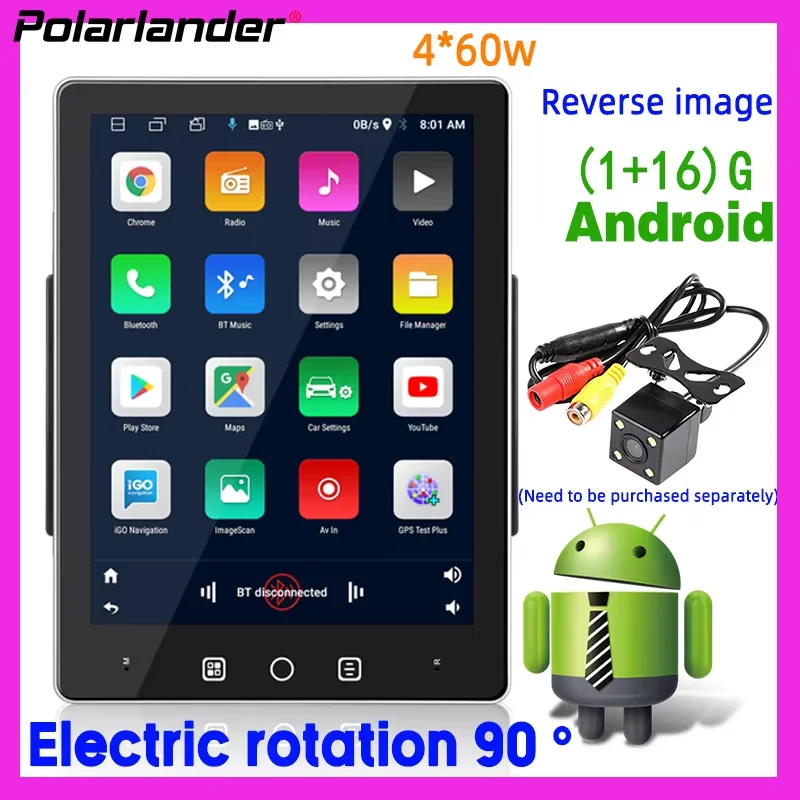 Car Stereo Radio Double 2 DIN Rotatable 10.1" Android 13 Touch Screen Car Stereo Radio GPS WIFI BT
Car Stereo Radio Double 2 DIN Rotatable 10.1" Android 13 Touch Screen Car Stereo Radio GPS WIFI BT