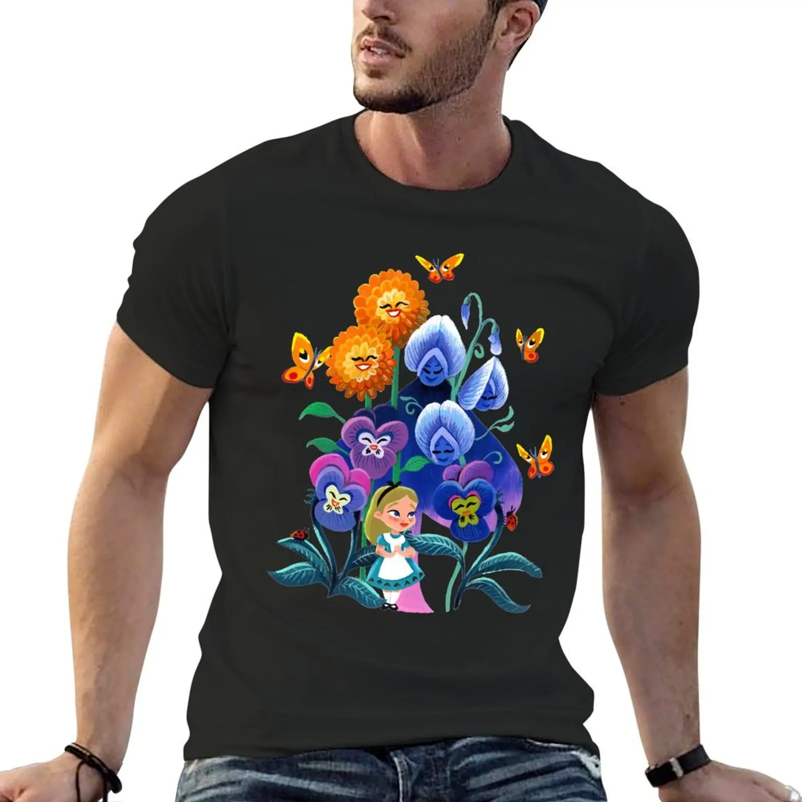 fAlice with pansies T-shirt plus size tops vintage cute tops anime clothes funny t shirts for men
fAlice with pansies T-shirt plus size tops vintage cute tops anime clothes funny t shirts for men