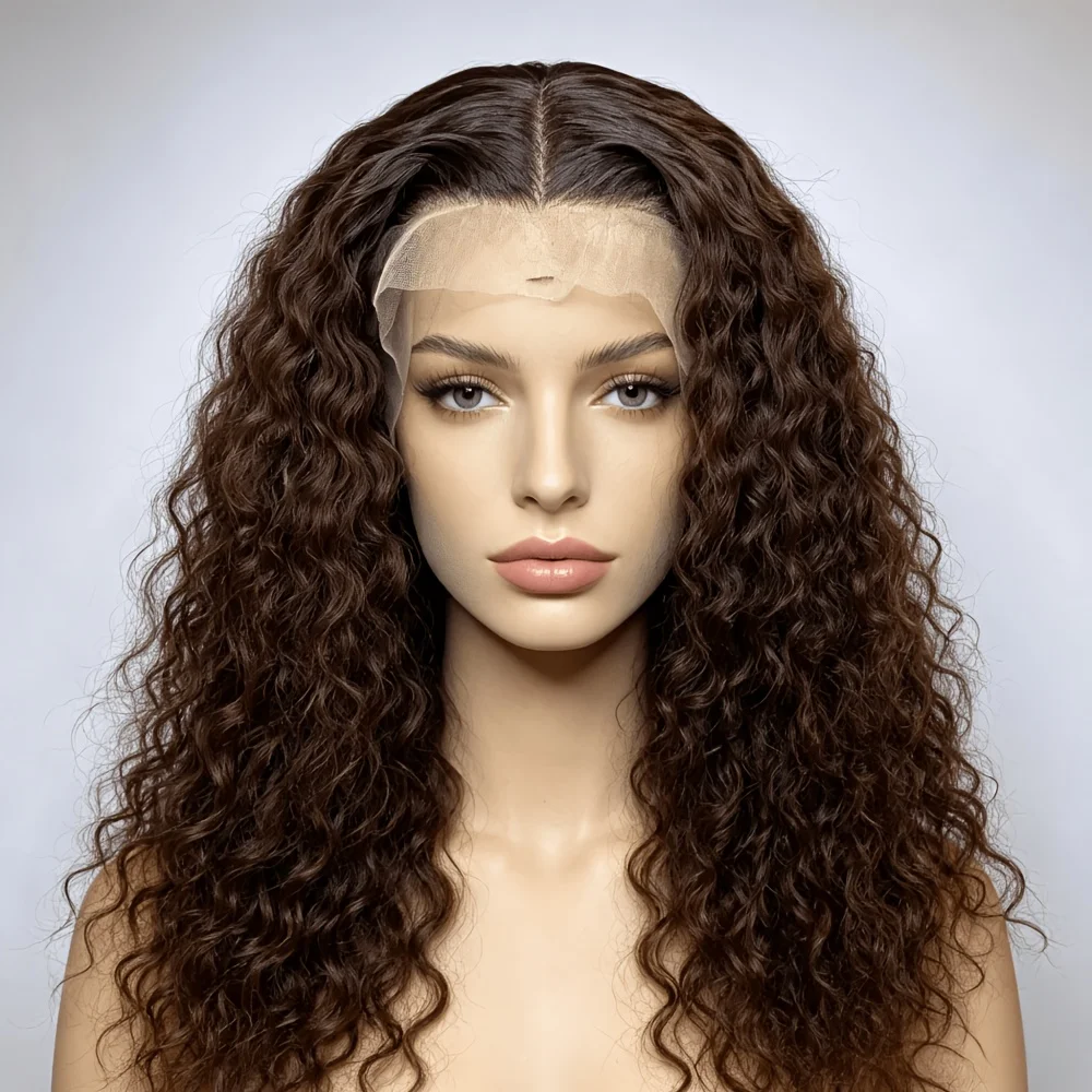 Glueless Brown Lace Front Wig 26Inch Soft Long Kinky Curly For Women With Baby Hair Synthetic Preplucked Natural Hairline Heat Resistant Daily
Glueless Brown Lace Front Wig 26Inch Soft Long Kinky Curly For Women With Baby Hair Synthetic Preplucked Natural Hairline Heat Resistant Daily