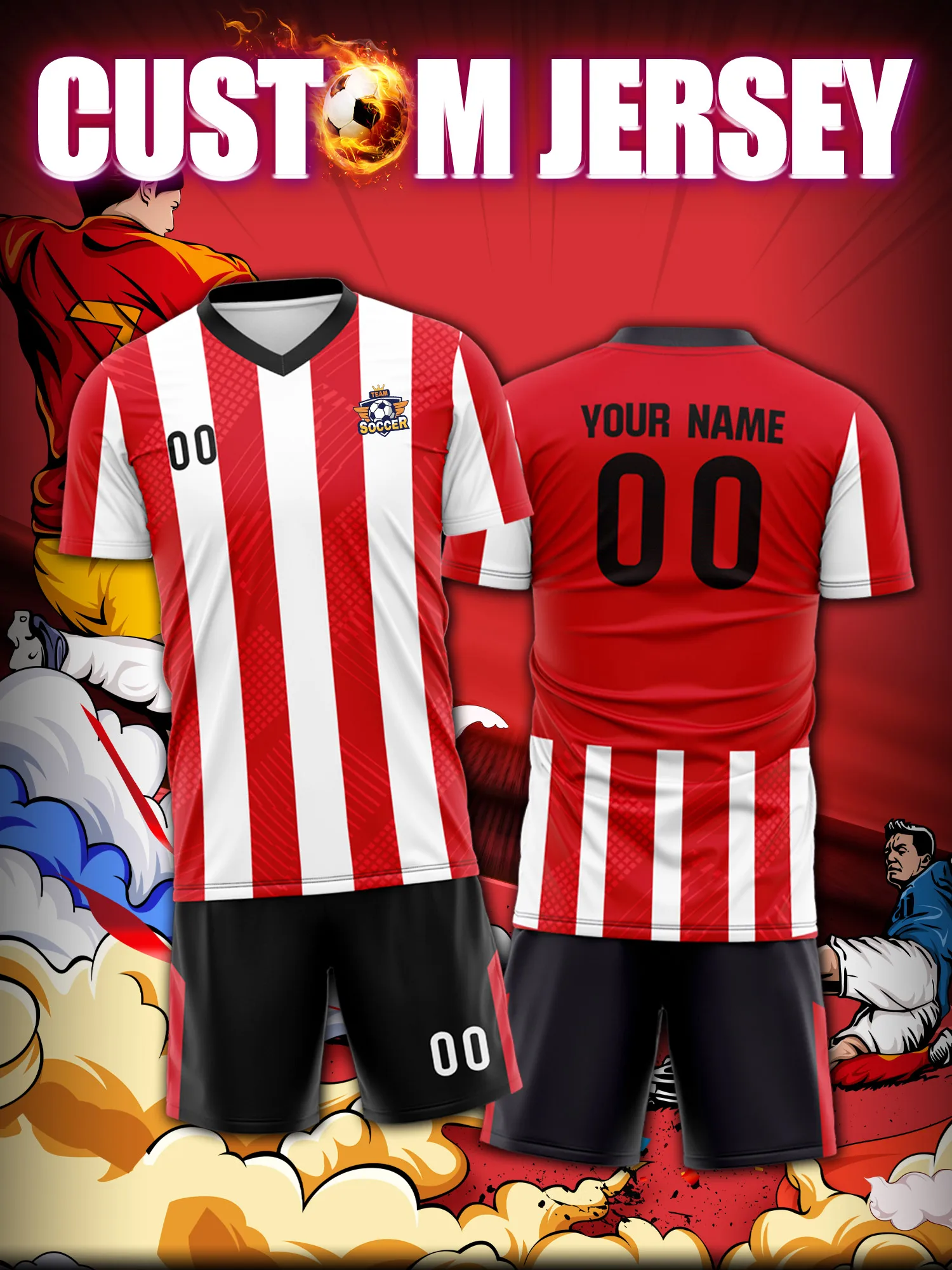 Спортивные футболки с V-образным вырезом для мужчин и женщин 2026 года с индивидуальным нанесением имени и номера, быстросохнущие, модные, с технологией сублимации
Спортивные футболки с V-образным вырезом для мужчин и женщин 2026 года с индивидуальным нанесением имени и номера, быстросохнущие, модные, с технологией сублимации