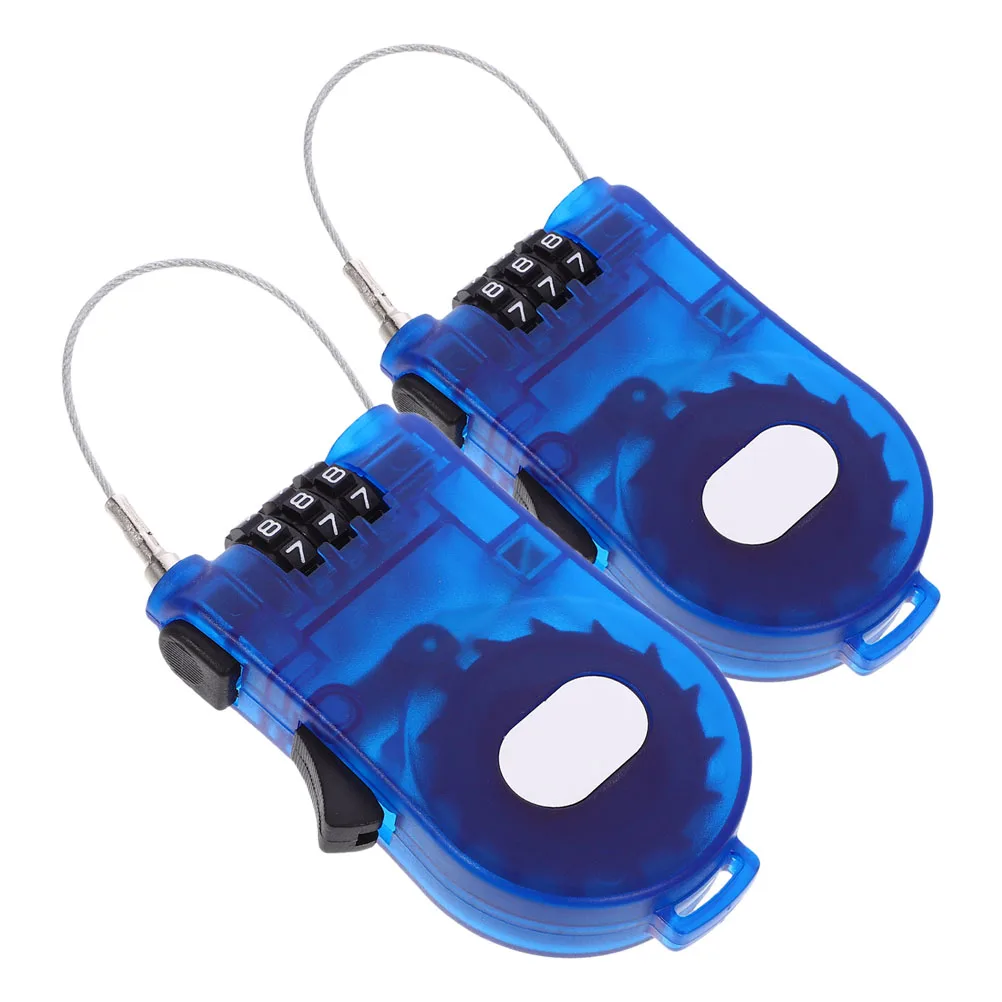 2Pcs Retractable Cable Lock for Luggage Suitcase Trolley Case Wire Adjustable Security Combination Plastic Code Locks
2Pcs Retractable Cable Lock for Luggage Suitcase Trolley Case Wire Adjustable Security Combination Plastic Code Locks