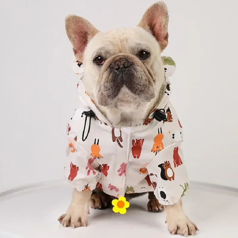 Cartoon Dog Raincoat Pug Dog Clothes French Bulldog Waterproof Clothing Rain Jacket Schnauzer Welsh Corgi Shiba Inu Costume
Cartoon Dog Raincoat Pug Dog Clothes French Bulldog Waterproof Clothing Rain Jacket Schnauzer Welsh Corgi Shiba Inu Costume