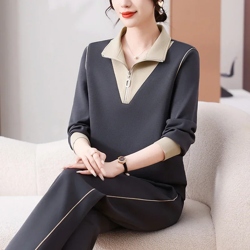 Women's Sports Suit Sweatsuit Set Two Pieces New Style Middle-aged and Elderly Outfit Tracksuits Set lady Clothing
Women's Sports Suit Sweatsuit Set Two Pieces New Style Middle-aged and Elderly Outfit Tracksuits Set lady Clothing