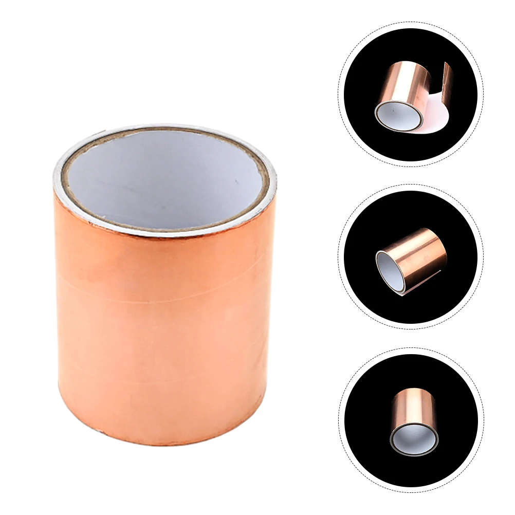 Copper Foil Tape Pickup DIY Guitar Shielding Electrical Tapes Home Metal Crafts Anti Interference EMI Elimination
Copper Foil Tape Pickup DIY Guitar Shielding Electrical Tapes Home Metal Crafts Anti Interference EMI Elimination