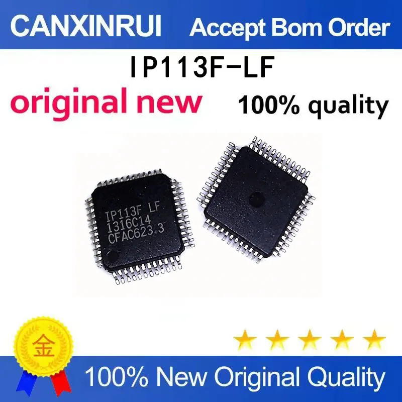 (5-100 pieces)New stock IP113F IP113F-LF QFP
(5-100 pieces)New stock IP113F IP113F-LF QFP