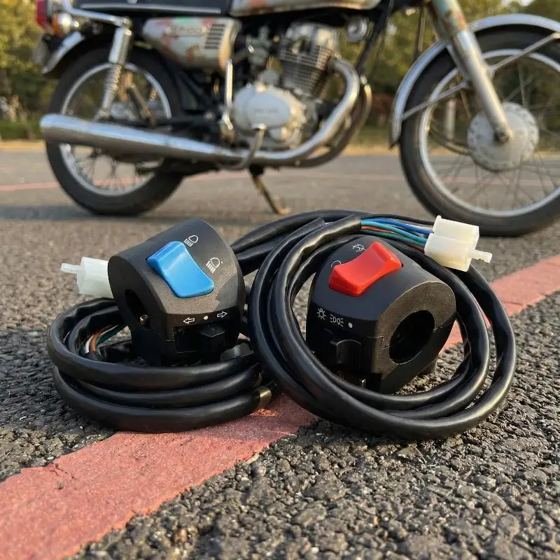 New22mm Motorcycle Handle Bar Left Right Switches Horn Turn Signal Headlight Electric Start Handlebar Controller Switch
New22mm Motorcycle Handle Bar Left Right Switches Horn Turn Signal Headlight Electric Start Handlebar Controller Switch