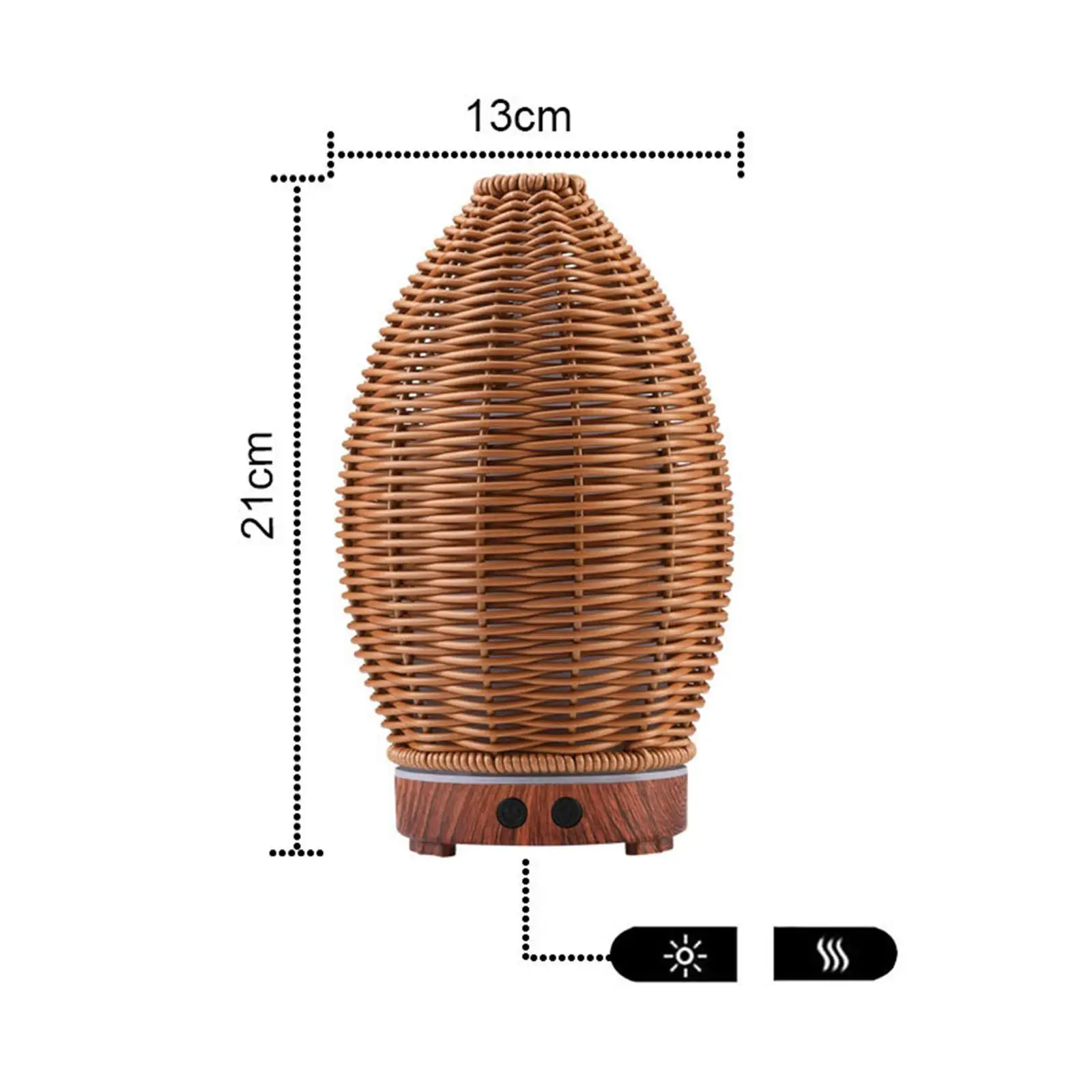 200ML Essential , Premium Rattan Humidifier, Home Fragrance with Changing Light and Auto- Switch
200ML Essential , Premium Rattan Humidifier, Home Fragrance with Changing Light and Auto- Switch