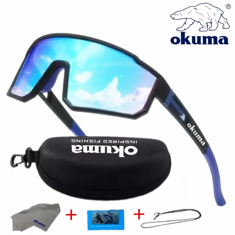 Okuma new sports glasses, fashionable polarized unisex cycling sunglasses, outdoor sunglasses, UV400
Okuma new sports glasses, fashionable polarized unisex cycling sunglasses, outdoor sunglasses, UV400