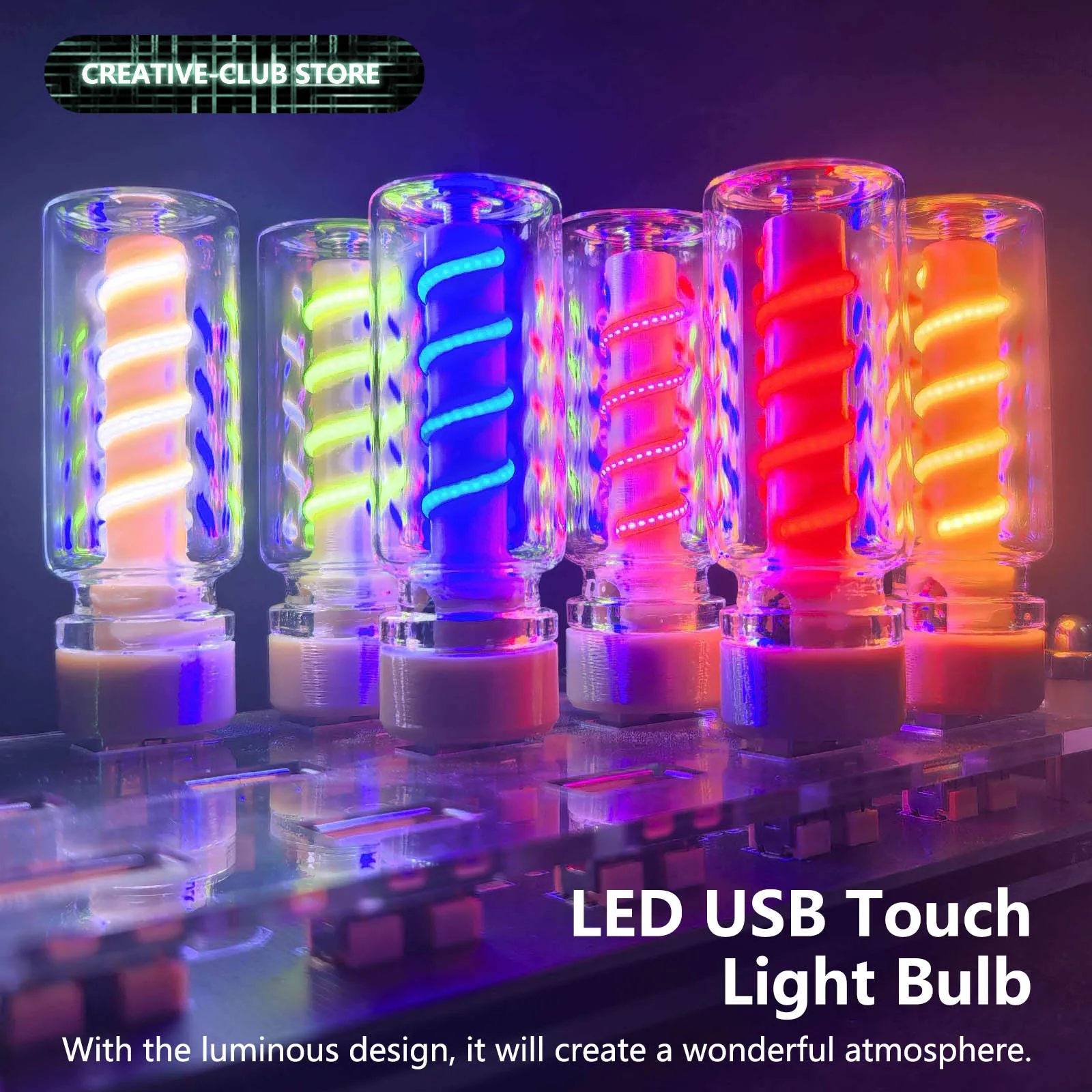 Car USB Night Light Touch Control LED Filament Lamp Portable Lighting Plug and Play Decorative Atmosphere Light for Home Bedroom
Car USB Night Light Touch Control LED Filament Lamp Portable Lighting Plug and Play Decorative Atmosphere Light for Home Bedroom