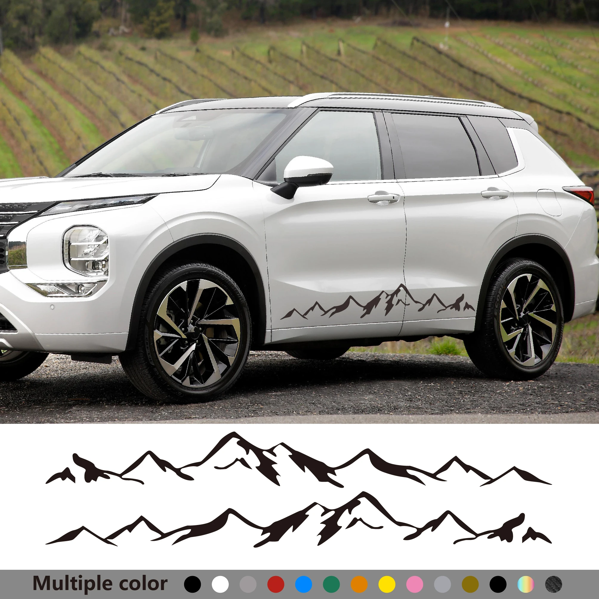 2pcs Mountain Graphic Stickers For SUV RV Van Camper Motorhome Off-Road Body Side Decor Decal Auto Vinyl Film Cover Accessories
2pcs Mountain Graphic Stickers For SUV RV Van Camper Motorhome Off-Road Body Side Decor Decal Auto Vinyl Film Cover Accessories
