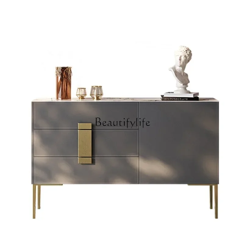FG11Italian light luxury solid wood partition cabinet modern simple dining room side cabinet saddle skin rock slab
FG11Italian light luxury solid wood partition cabinet modern simple dining room side cabinet saddle skin rock slab