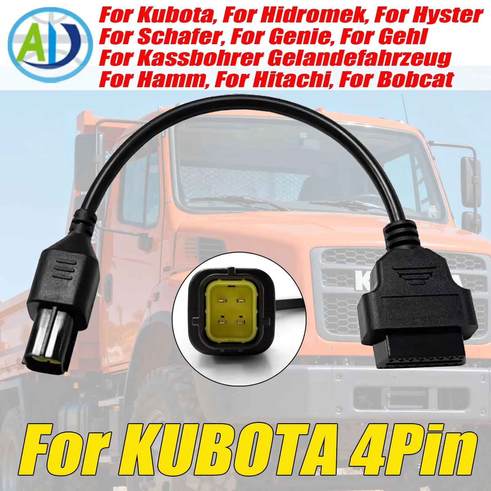 Для Kubota Diagmaster Scan OBD2 диагностический разъем для Takeuchi Digger для интерфейса Python Kubota Truck OBD2 диагностический кабель
Для Kubota Diagmaster Scan OBD2 диагностический разъем для Takeuchi Digger для интерфейса Python Kubota Truck OBD2 диагностический кабель