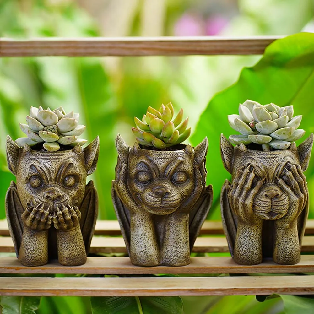 Home Decoration Ideas Three No Sculpture Succulent Flower Pot Garden Decorations Synthetic Resin Decoration Gift Halloween
Home Decoration Ideas Three No Sculpture Succulent Flower Pot Garden Decorations Synthetic Resin Decoration Gift Halloween