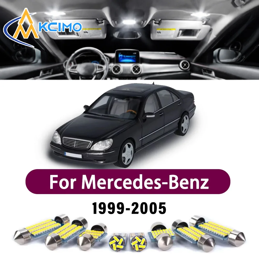 Error Free LED Interior Light Kit for Mercedes-Benz S class W220 1999-2005 Premium Bright Dome Trunk Mirror Reading Lamps Canbus
Error Free LED Interior Light Kit for Mercedes-Benz S class W220 1999-2005 Premium Bright Dome Trunk Mirror Reading Lamps Canbus
