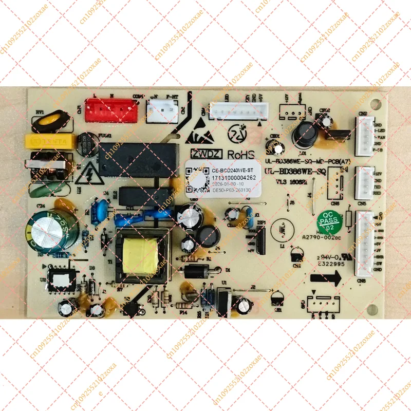 Replacement Fridge PCB for Midea | Motherboard UL-BD386WE-SQ / 17131000004262 Fits CE-BD240WE-ST
Replacement Fridge PCB for Midea | Motherboard UL-BD386WE-SQ / 17131000004262 Fits CE-BD240WE-ST