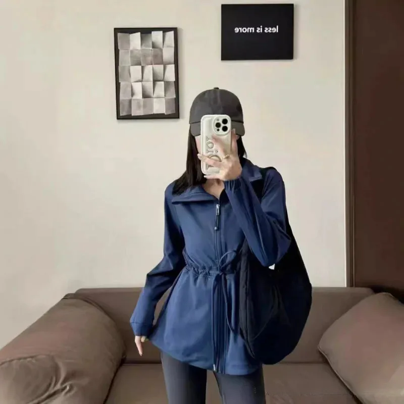 Women Softstreme Yoga Jacket Drawstring Waist Lightweight Loose Fit Slim Windbreaker Casual Sport Coat for Fitness Running
Women Softstreme Yoga Jacket Drawstring Waist Lightweight Loose Fit Slim Windbreaker Casual Sport Coat for Fitness Running