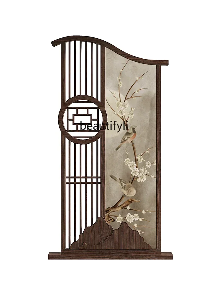V New Chinese living room seat screen porch hollow Chinese solid wood custom partition screen home
V New Chinese living room seat screen porch hollow Chinese solid wood custom partition screen home