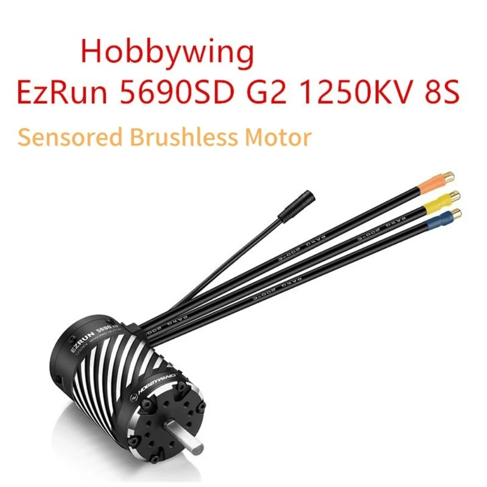 FATJAY Hobbywing EzRun 5690SD G2 1250KV 8S Sensored Brushless 4-pole Model Parts Motor for RC 1/5 1/6 Car
FATJAY Hobbywing EzRun 5690SD G2 1250KV 8S Sensored Brushless 4-pole Model Parts Motor for RC 1/5 1/6 Car