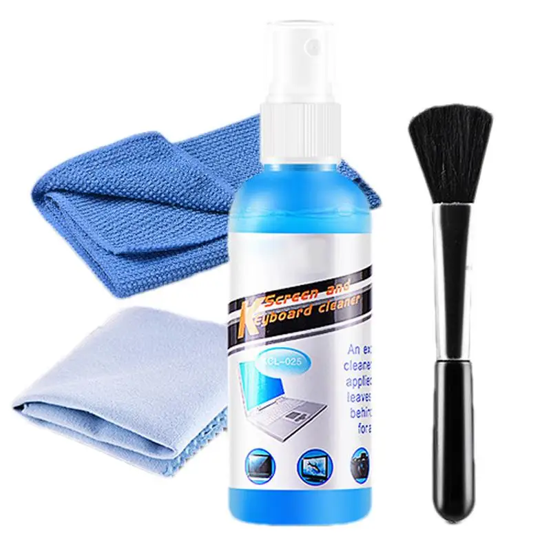 Laptop Screen Cleaning Set Four-Piece Digital Phone Cleaner TV Screen Cleaner Spray And Wipe Monitor Cleaning Accessories
Laptop Screen Cleaning Set Four-Piece Digital Phone Cleaner TV Screen Cleaner Spray And Wipe Monitor Cleaning Accessories
