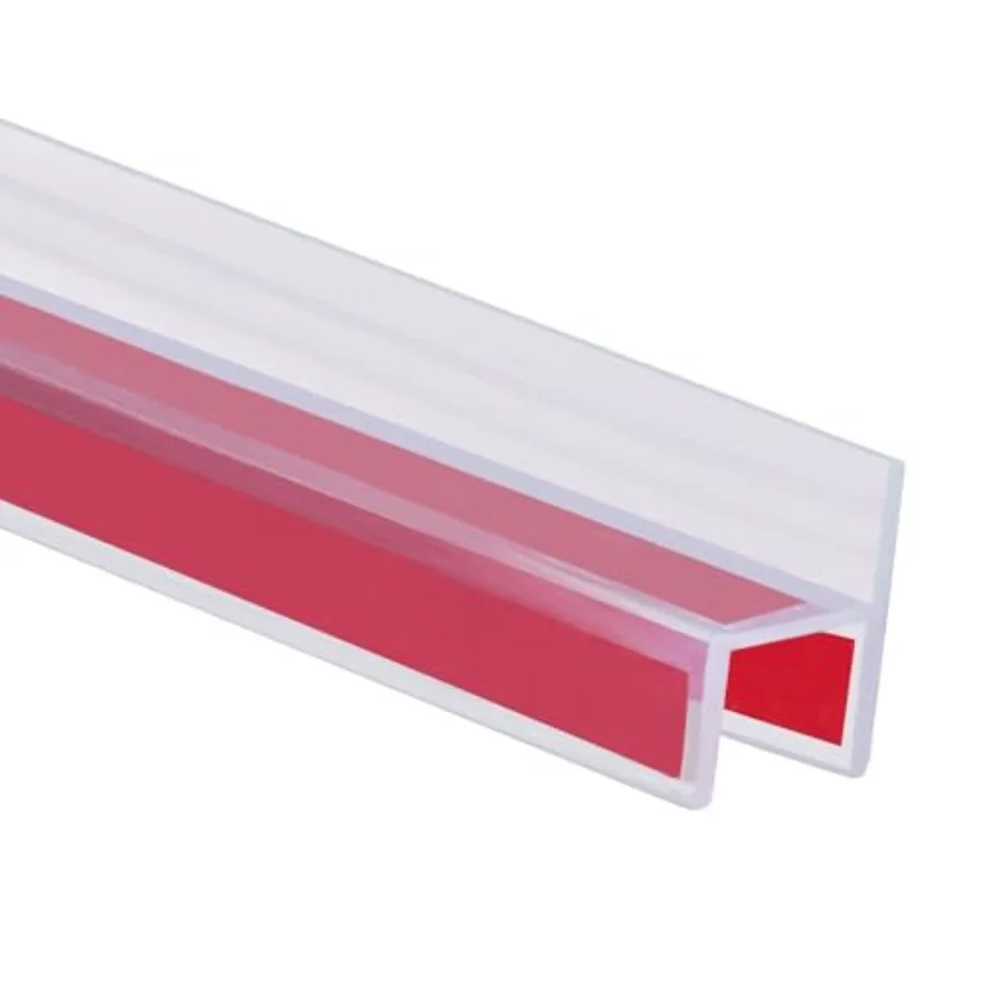 10 Feet Shower Door Side Seal Strip for 3/8" 10mm Glass, Frameless Shower Door Side Silicone Seal Strip for Bathroom Showers Wa
10 Feet Shower Door Side Seal Strip for 3/8" 10mm Glass, Frameless Shower Door Side Silicone Seal Strip for Bathroom Showers Wa