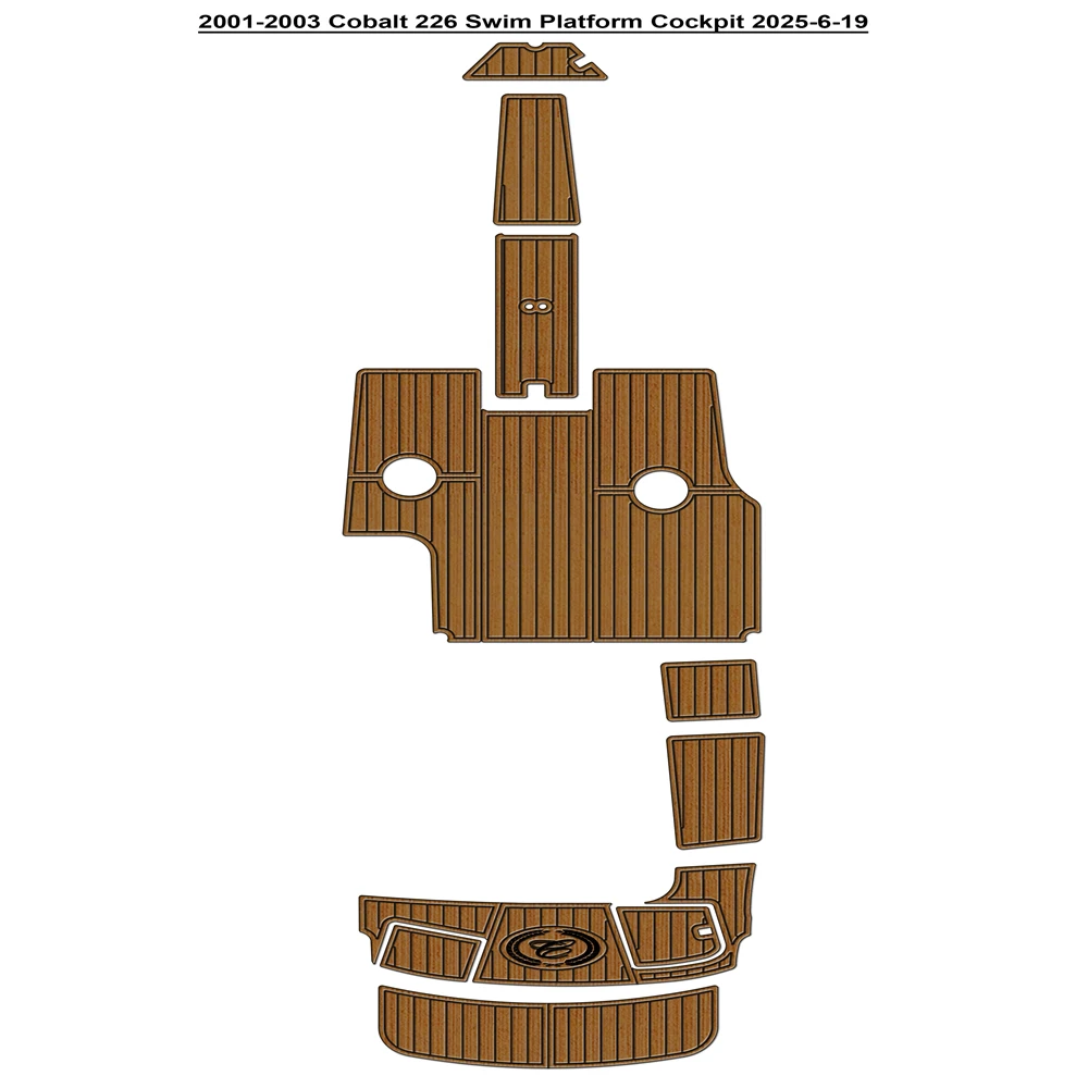 2001-2003 Cobalt 226 Swim Platform Cockpit Pad Boat EVA Foam Faux Teak Floor Mat SeaDek Gatorstep Style Self Adhesive dm9j3kdf
2001-2003 Cobalt 226 Swim Platform Cockpit Pad Boat EVA Foam Faux Teak Floor Mat SeaDek Gatorstep Style Self Adhesive dm9j3kdf