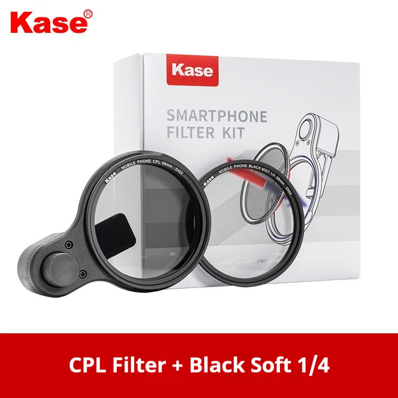 Kase 58mm Magnetic Polarizing Filter for Smartphones – Black, Soft Focus for Portraits, Starburst Filter
Kase 58mm Magnetic Polarizing Filter for Smartphones – Black, Soft Focus for Portraits, Starburst Filter