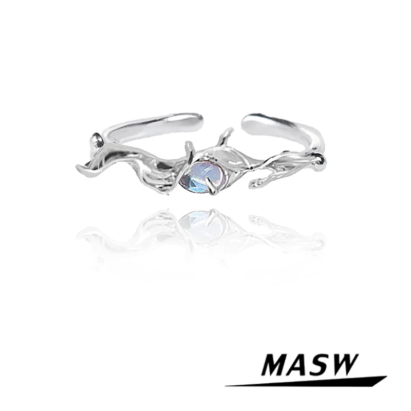 MASW Original Design Sparkling Rings For Women Cool Style High Quality Brass Silver Color Geometric Rings Jewelry For Women
MASW Original Design Sparkling Rings For Women Cool Style High Quality Brass Silver Color Geometric Rings Jewelry For Women