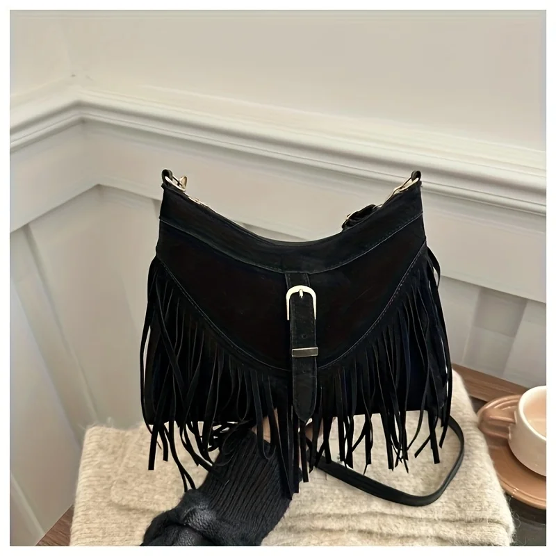 Women’s Tassel Tote Bag Winter New Fashion Square Shoulder Bag Crossbody Purse Chunky Handbag
Women’s Tassel Tote Bag Winter New Fashion Square Shoulder Bag Crossbody Purse Chunky Handbag