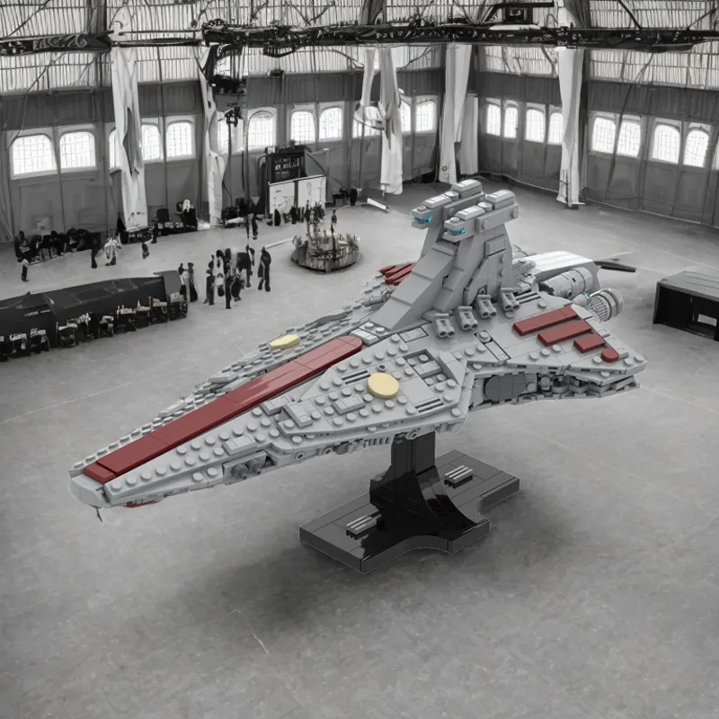 1143PCS Moc Star Battle Venator-Class Republic Attack Cruiser Building Blocks Creative Kids Toy Gift Improve Operational Skills
1143PCS Moc Star Battle Venator-Class Republic Attack Cruiser Building Blocks Creative Kids Toy Gift Improve Operational Skills