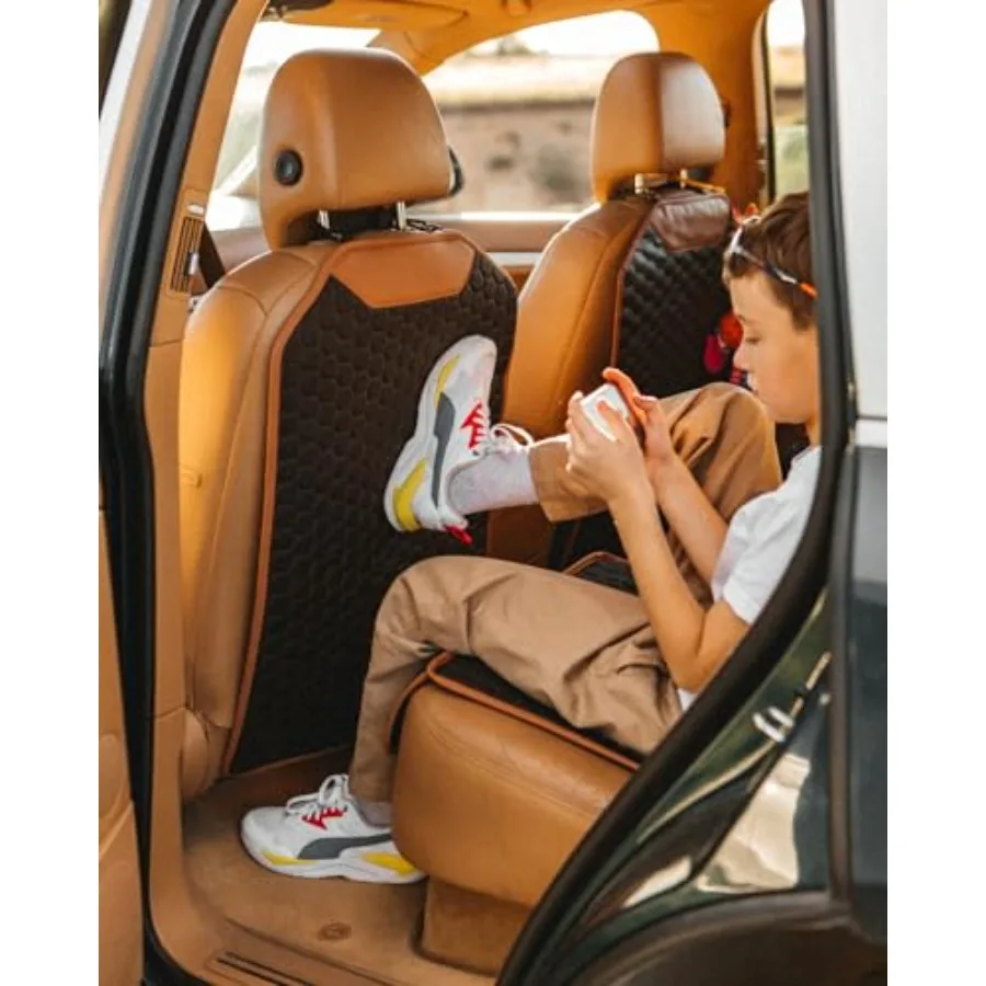 Kick Mat Back Seat Protector - Car Back Seat Cover for Feet - Waterproof and Sturdy Protector for Upholstery from Dirt Mud Scra
Kick Mat Back Seat Protector - Car Back Seat Cover for Feet - Waterproof and Sturdy Protector for Upholstery from Dirt Mud Scra