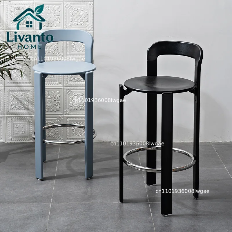 Modern simple home bar chair Internet celebrity medieval high stool, Nordic light luxury cafe bar solid wood bar chair
Modern simple home bar chair Internet celebrity medieval high stool, Nordic light luxury cafe bar solid wood bar chair