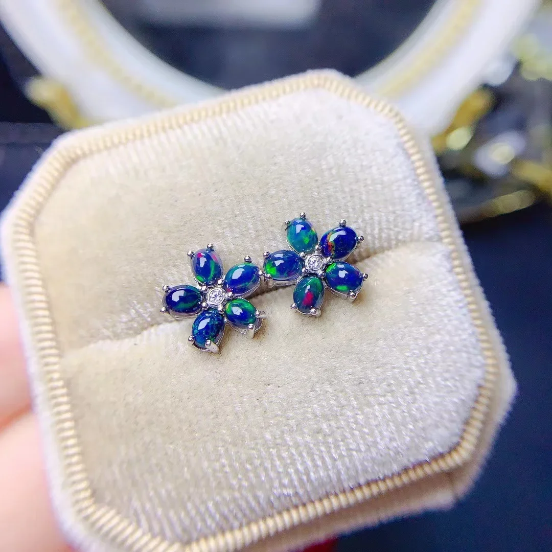 Новые серьги с черным опалом из стерлингового серебра 925 пробы, женские ювелирные изделия, подарок, блестящие
Новые серьги с черным опалом из стерлингового серебра 925 пробы, женские ювелирные изделия, подарок, блестящие