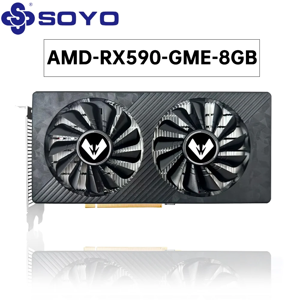 SOYO НОВАЯ игровая видеокарта AMD RX590 GME 8 ГБ Placa De GDDR5 256 бит PCI Express 3,0 × 16 6-контактный графический процессор Radeon серии rx590
SOYO НОВАЯ игровая видеокарта AMD RX590 GME 8 ГБ Placa De GDDR5 256 бит PCI Express 3,0 × 16 6-контактный графический процессор Radeon серии rx590