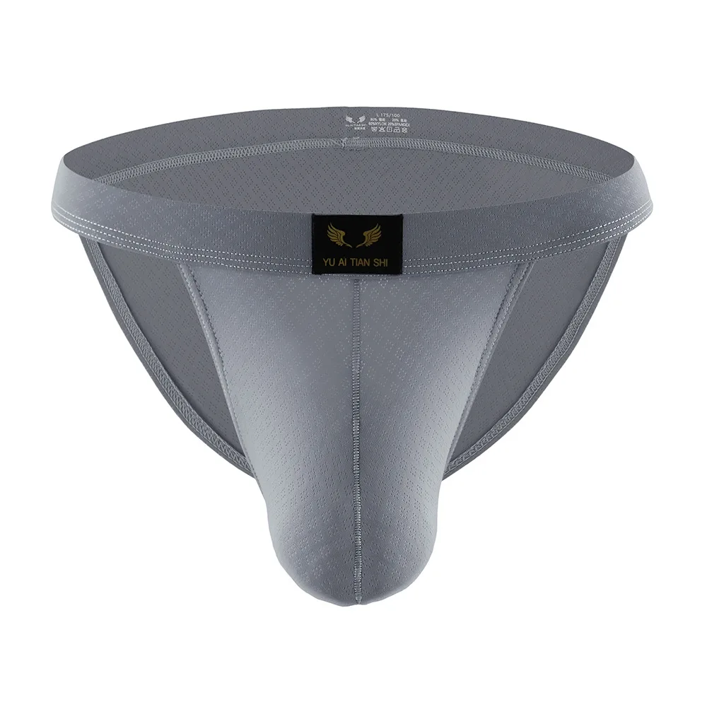 Jacquard Ice Silk Bulge Brief for Men Sexy U Convex Pouch Underwear Cool Feeling Soft Cozy Gay Erotic Mid Rise High Fork Panties
Jacquard Ice Silk Bulge Brief for Men Sexy U Convex Pouch Underwear Cool Feeling Soft Cozy Gay Erotic Mid Rise High Fork Panties