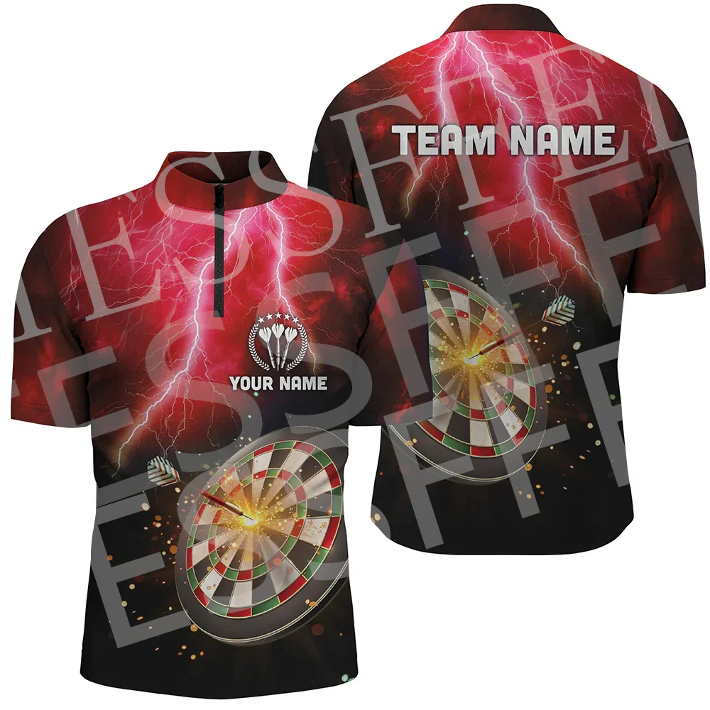 Custom Name Sports Darts Skull Fire Tattoo Retro 3DPrint Summer Funny Zipper Polo Shirts Jersey Harajuku Casual Short Sleeves A1
Custom Name Sports Darts Skull Fire Tattoo Retro 3DPrint Summer Funny Zipper Polo Shirts Jersey Harajuku Casual Short Sleeves A1