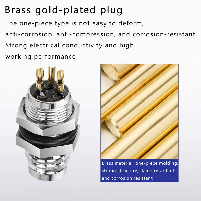 M8 Panel Front/Back Mount Sensor Connector Flange Socket Screw Threaded Coupling 3,4,5,6,8-Core Male And Female Aviation A Type
M8 Panel Front/Back Mount Sensor Connector Flange Socket Screw Threaded Coupling 3,4,5,6,8-Core Male And Female Aviation A Type