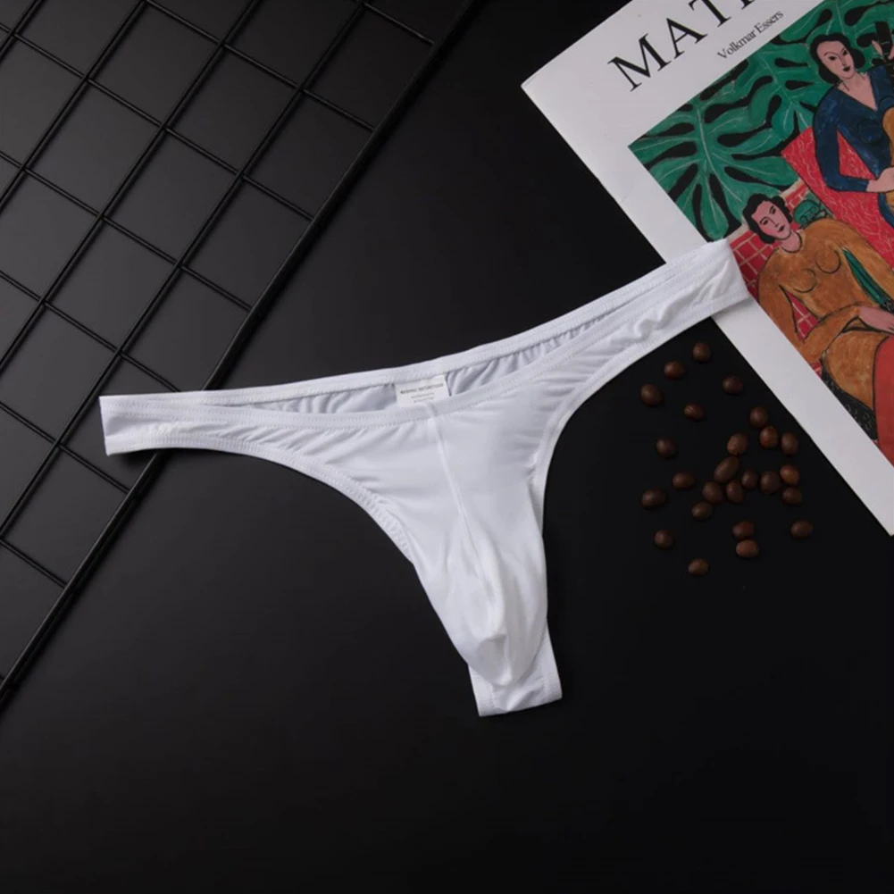 Mens G-string Thongs Thin Ice Silk T-back Briefs Enhance Bugle Pouch Seamless T-panties Low Waist Underpants Male Cool Lingerie
Mens G-string Thongs Thin Ice Silk T-back Briefs Enhance Bugle Pouch Seamless T-panties Low Waist Underpants Male Cool Lingerie