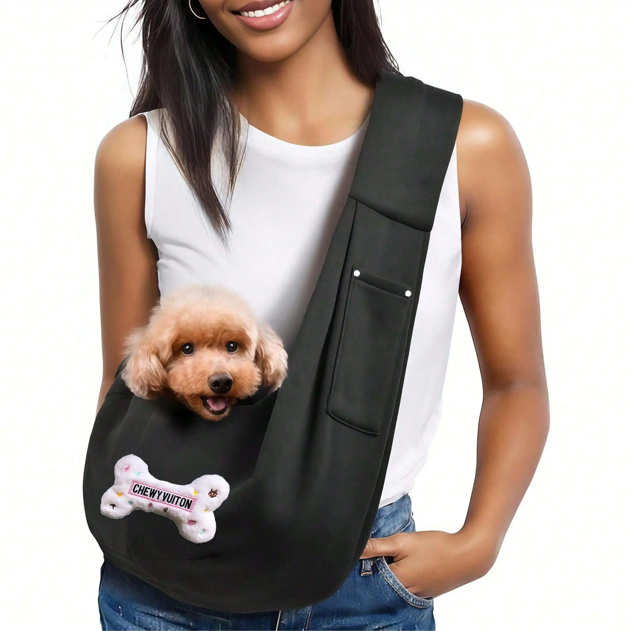Christmas Dog Accessories, Pet Sling Bag Breathable Foldable Dog Carrier Outdoor Portable Pet Cat Carrier, Pet Supplies Small Dog Harness, Classic Pouch And Classic Harness Suitable For 3-10 Lbs Pets
Christmas Dog Accessories, Pet Sling Bag Breathable Foldable Dog Carrier Outdoor Portable Pet Cat Carrier, Pet Supplies Small Dog Harness, Classic Pouch And Classic Harness Suitable For 3-10 Lbs Pets