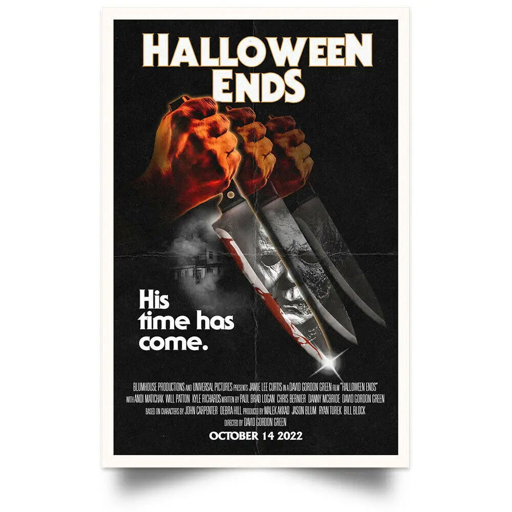 Halloween Ends Movie Print Art Canvas Poster For Living Room Decor Home Wall Picture
Halloween Ends Movie Print Art Canvas Poster For Living Room Decor Home Wall Picture