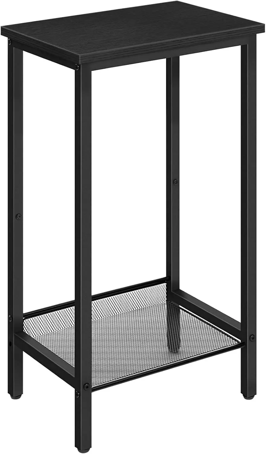 Tall Side Table, Industrial End Telephone Table with Adjustable Mesh Shelves, for Living Room, Bedroom, Entryway, Office, Bla
Tall Side Table, Industrial End Telephone Table with Adjustable Mesh Shelves, for Living Room, Bedroom, Entryway, Office, Bla