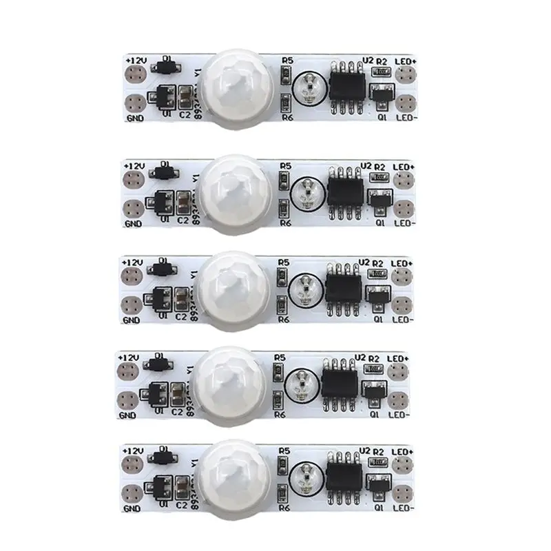 5PCS DC 5-24V 12V PIR Motion Sensor Switch Module Human Movement Sensor Detector Controller Switch Module
5PCS DC 5-24V 12V PIR Motion Sensor Switch Module Human Movement Sensor Detector Controller Switch Module