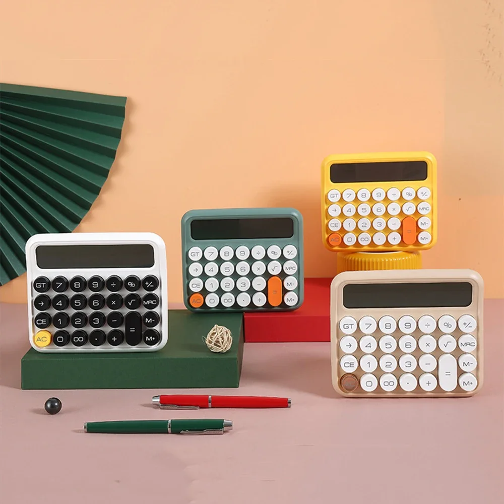 Mute Calculator - Simple 12-bit Commercial Accounting Office Supplies Dopamine Matching Cute Creative Calculator for Student
Mute Calculator - Simple 12-bit Commercial Accounting Office Supplies Dopamine Matching Cute Creative Calculator for Student