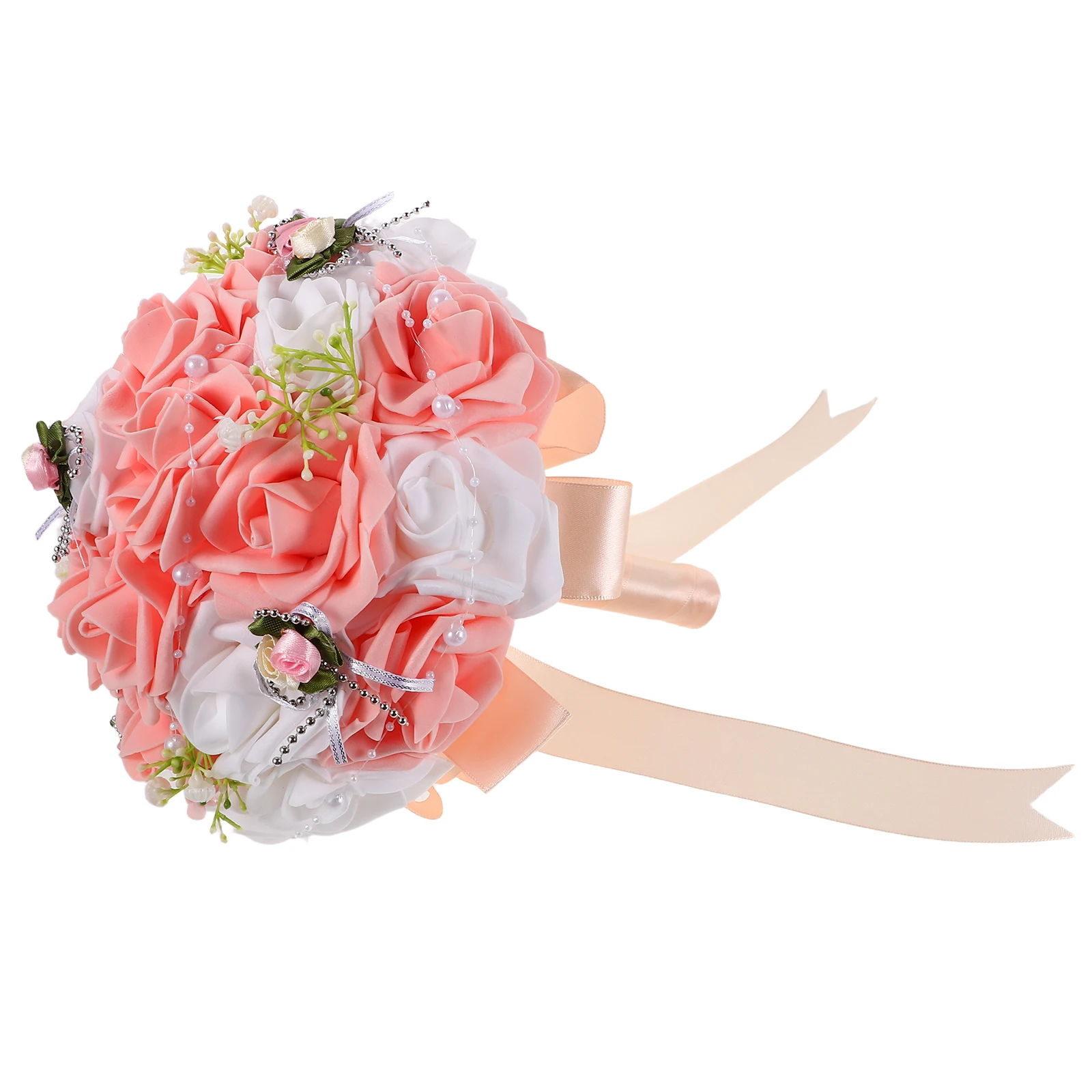 Wedding Bouquet Artificial Fake Flower Flowers Toss Rose Polyester Bridal Bouquets for Bridesmaids
Wedding Bouquet Artificial Fake Flower Flowers Toss Rose Polyester Bridal Bouquets for Bridesmaids