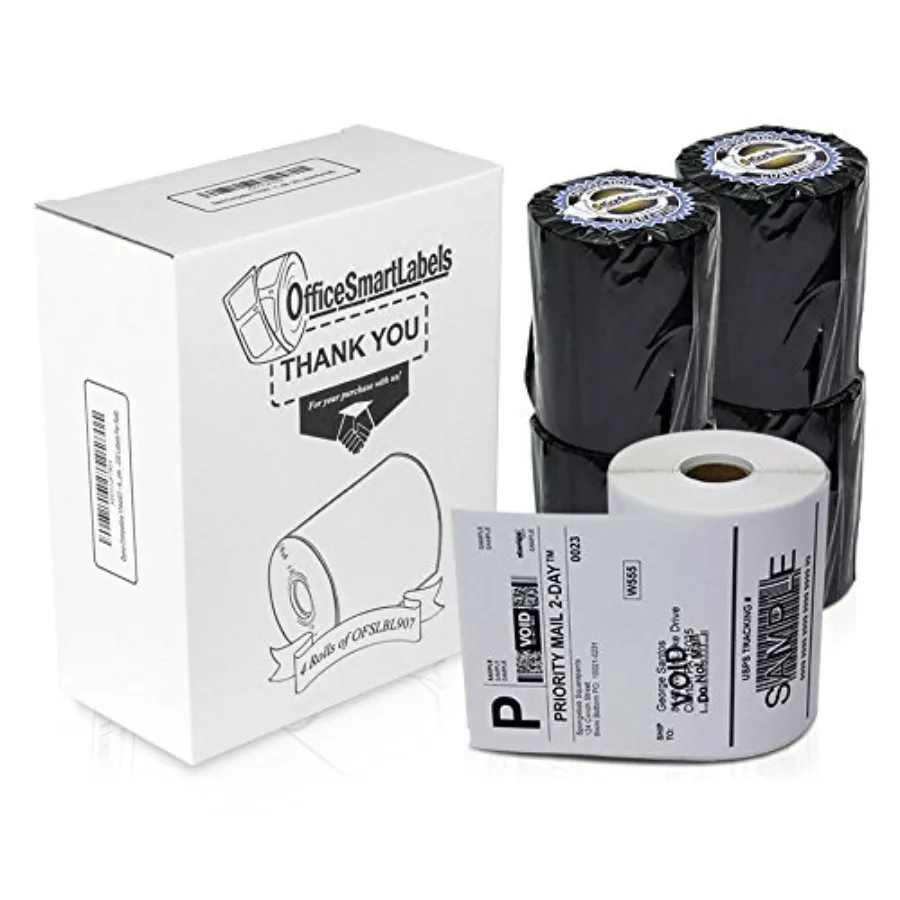 - 4 x 6 inch 4XL Internet Postage Shipping Labels Compatible with 1744907 4 Rolls/ 220 Labels Per Roll
- 4 x 6 inch 4XL Internet Postage Shipping Labels Compatible with 1744907 4 Rolls/ 220 Labels Per Roll