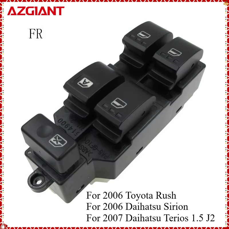 For Daihatsu 2006 Sirion 2007 Terios 1.5 J2 T Toyota Rush 84820-B1050 Glass Controller Switch Driver Side Power Window Regulator
For Daihatsu 2006 Sirion 2007 Terios 1.5 J2 T Toyota Rush 84820-B1050 Glass Controller Switch Driver Side Power Window Regulator